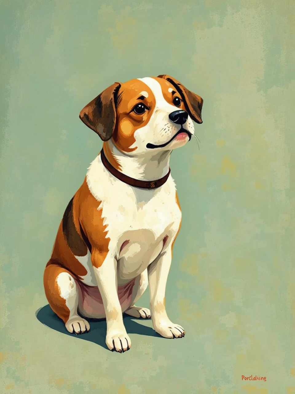 Dog in Art Deco