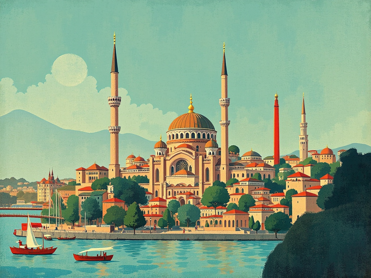 Art Deco illustration of