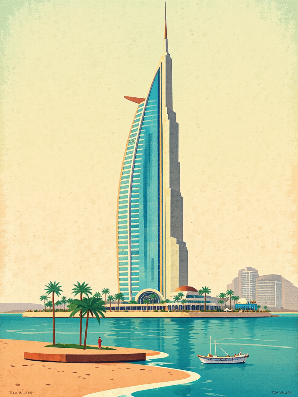Burj Al Arab art