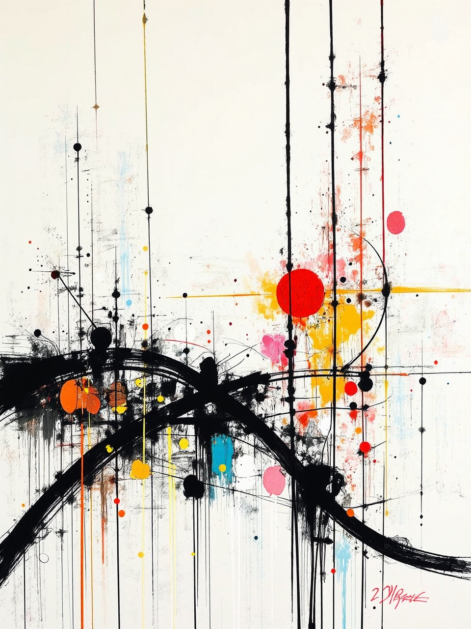 Minimal abstract street art