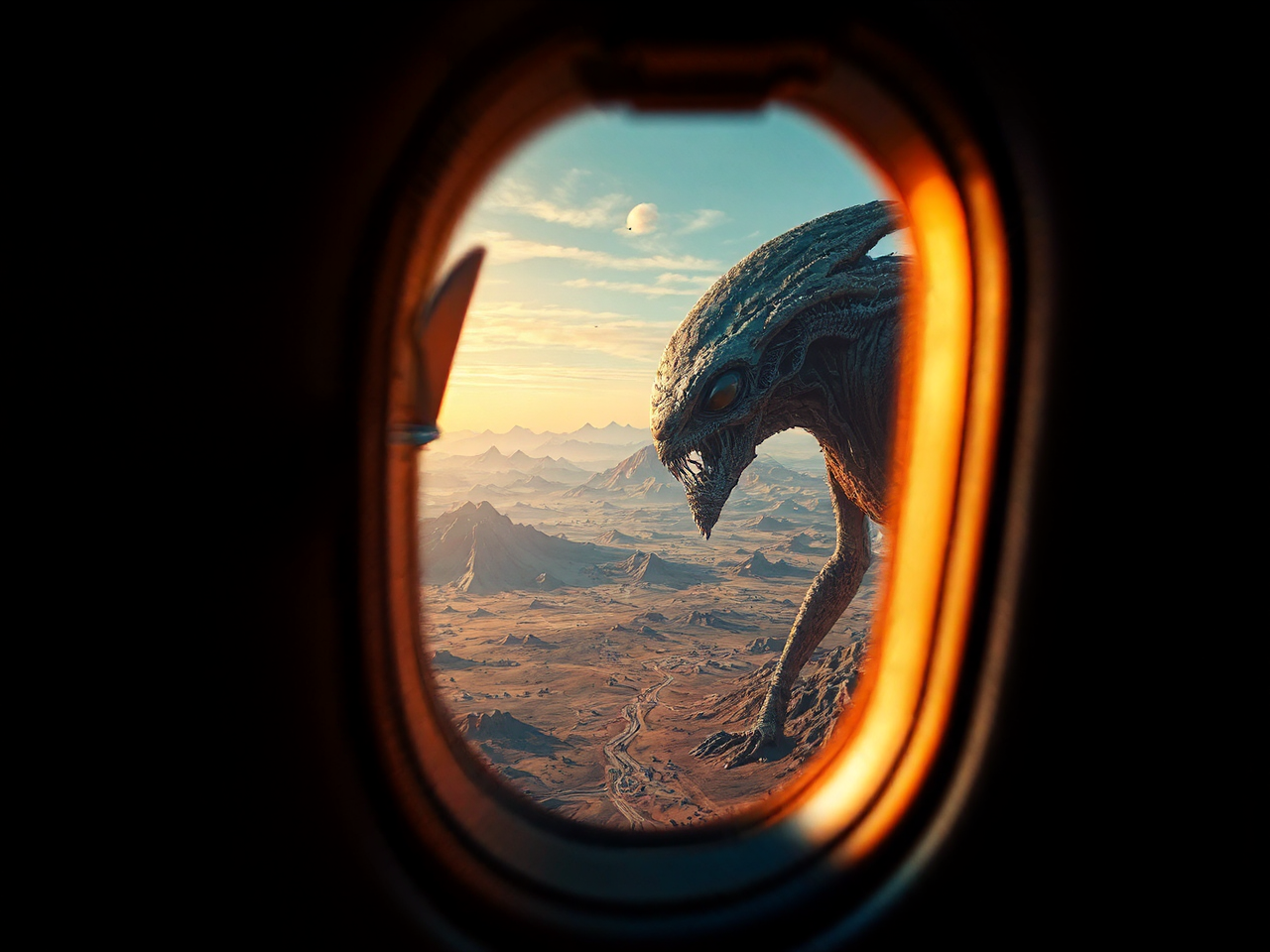 A giant alien creature