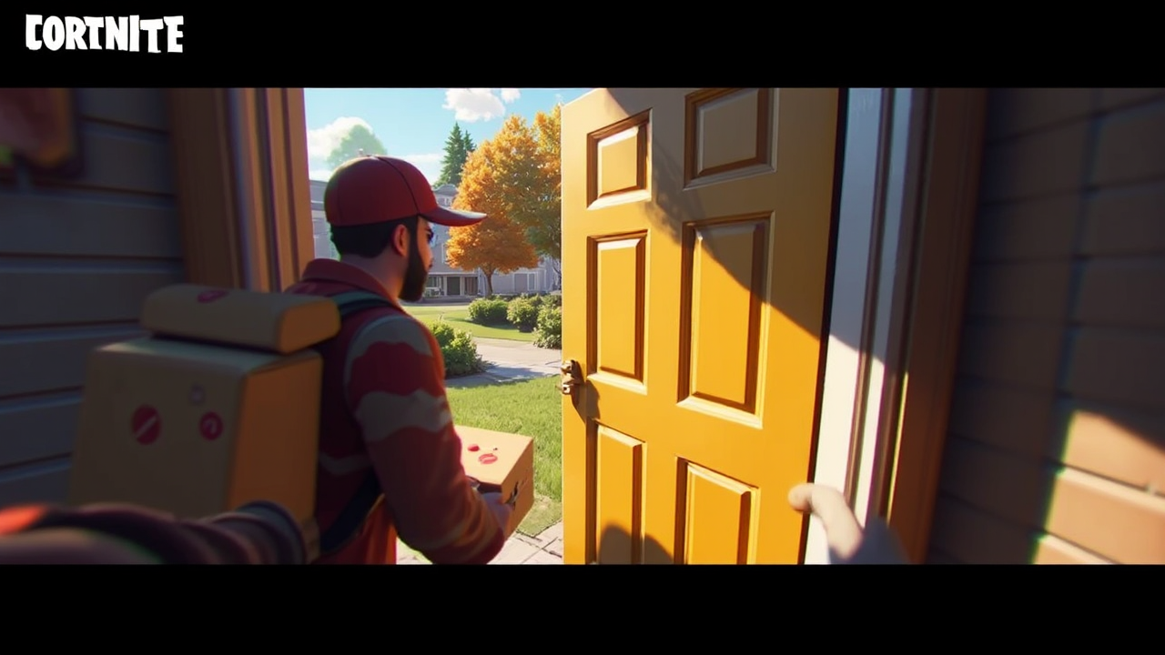 Pizza Delivery Guy at