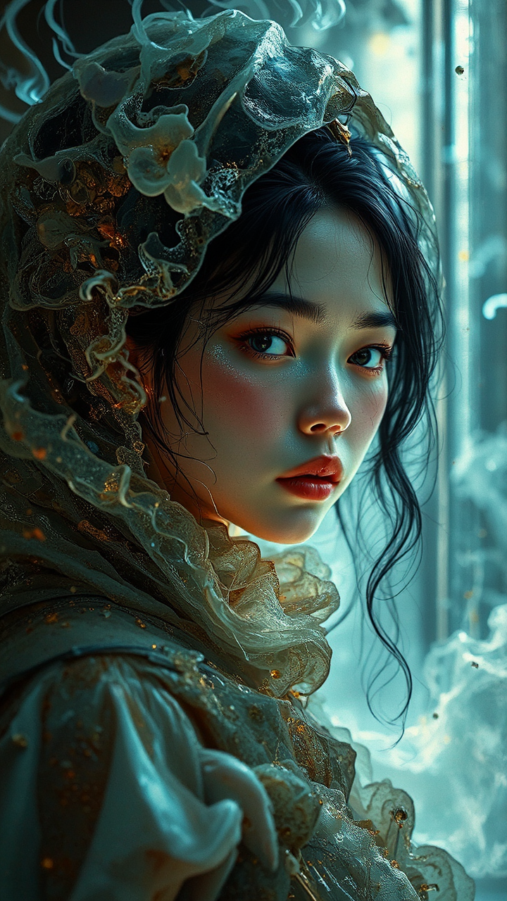 Photorealistic portrait of a