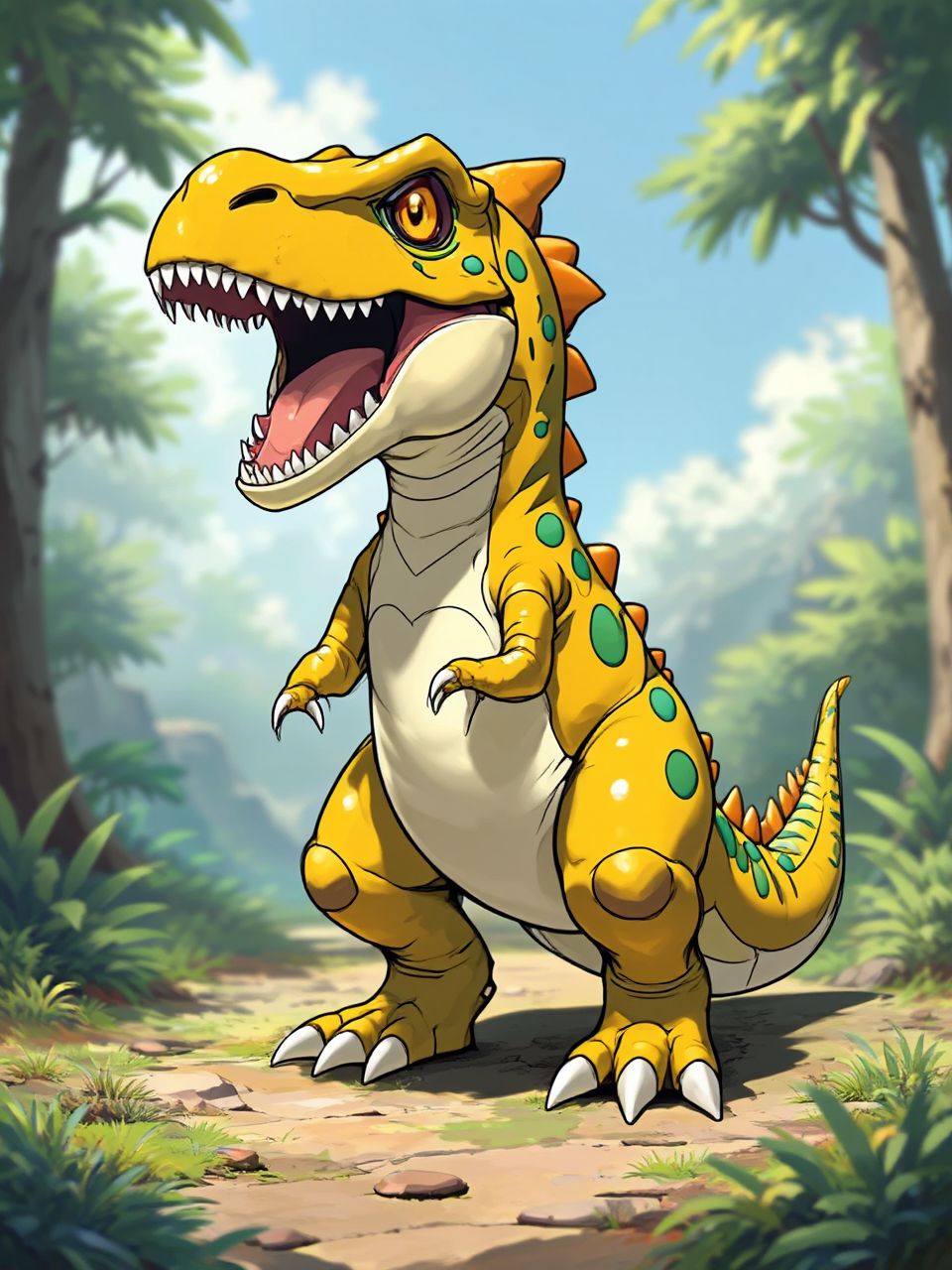 Digimon Agumon as a