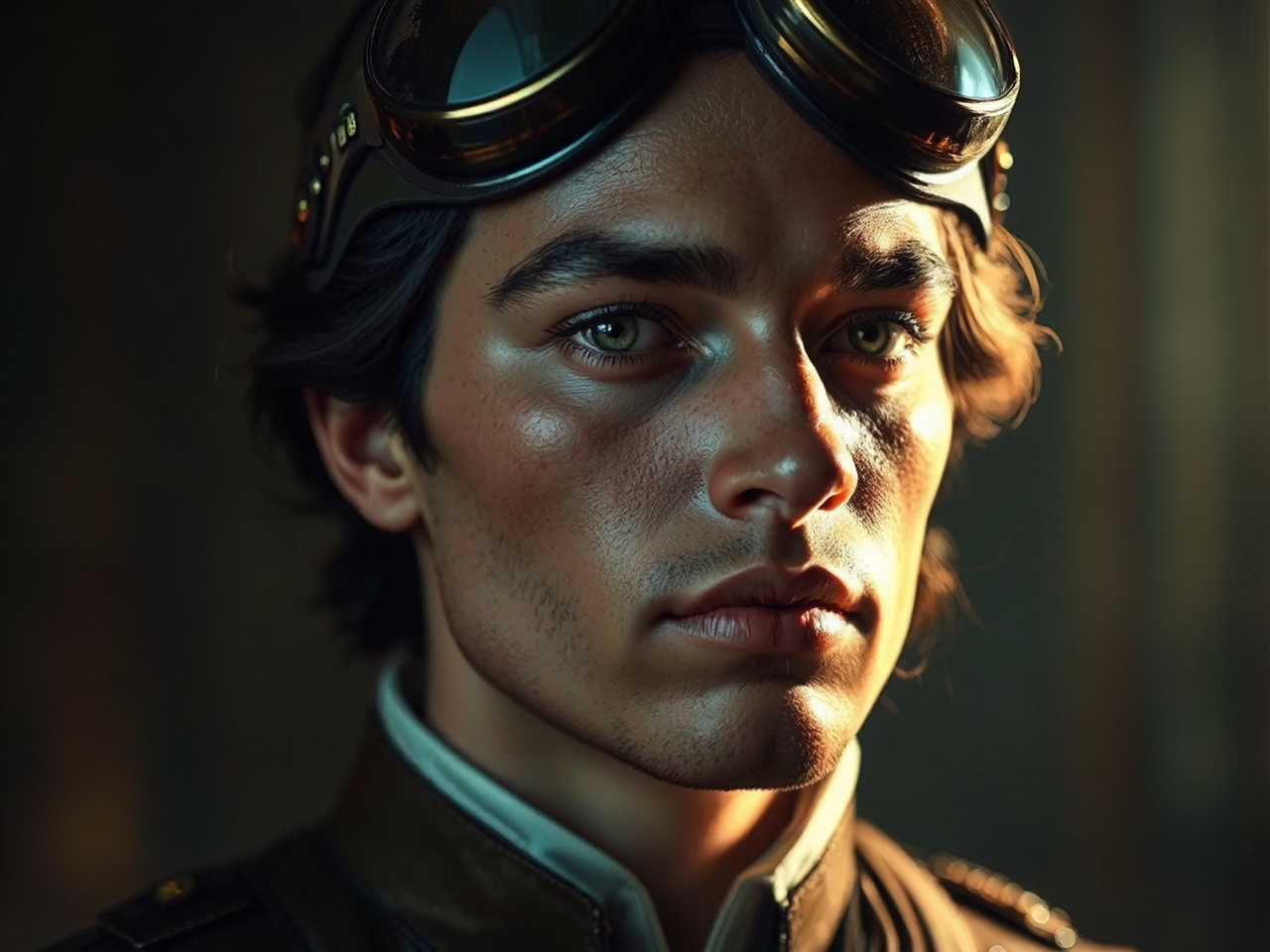 Hyperrealistic portrait of an