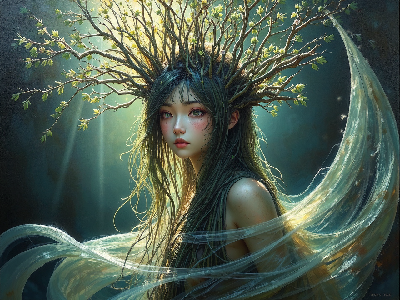 A willow spirit in