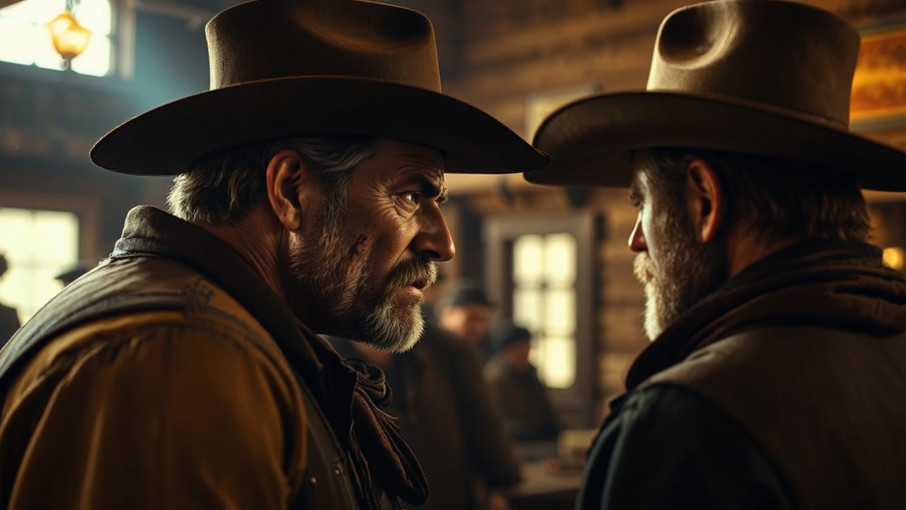 Angry argument between sheriff