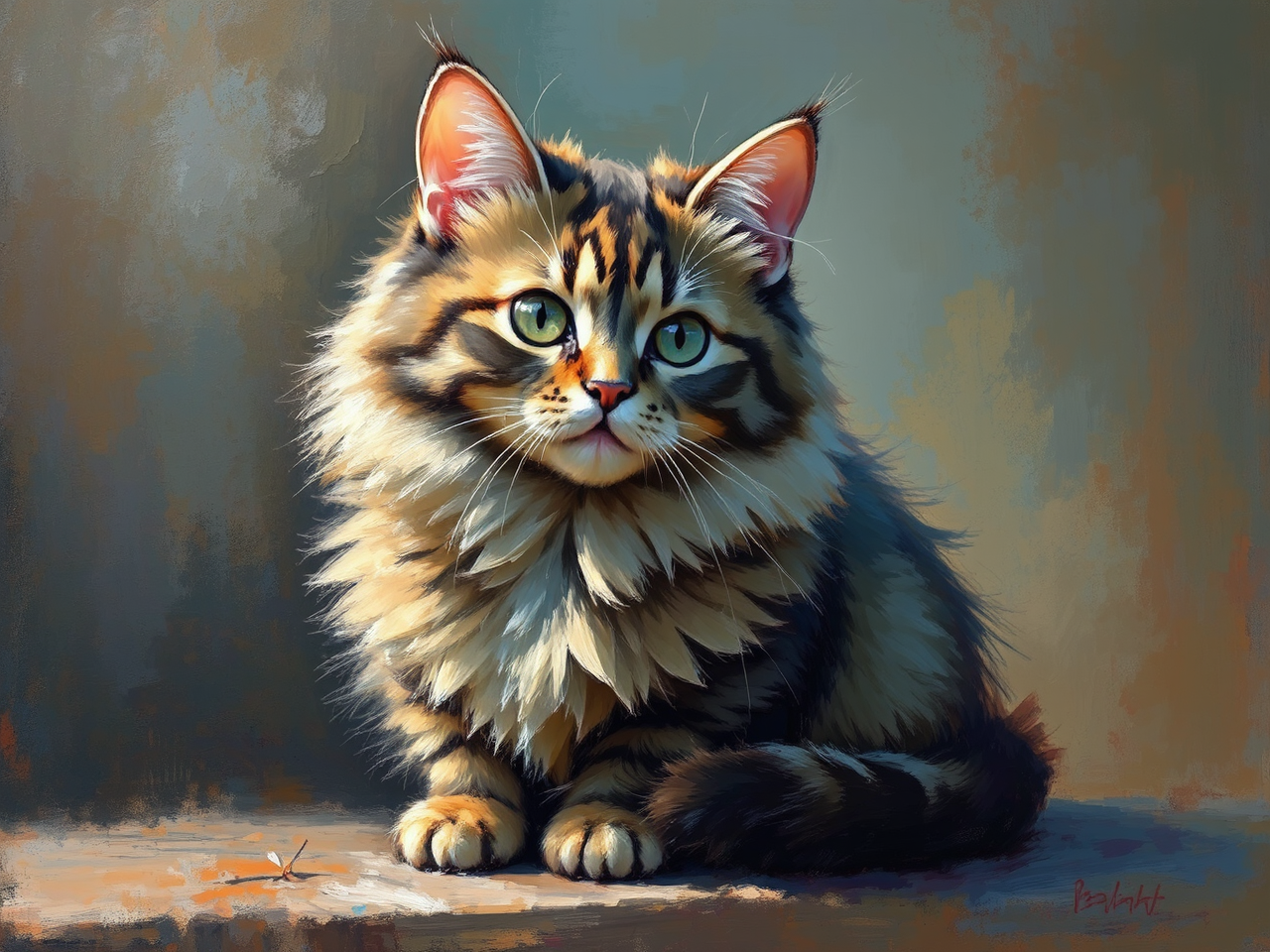 Painting of a domesticated