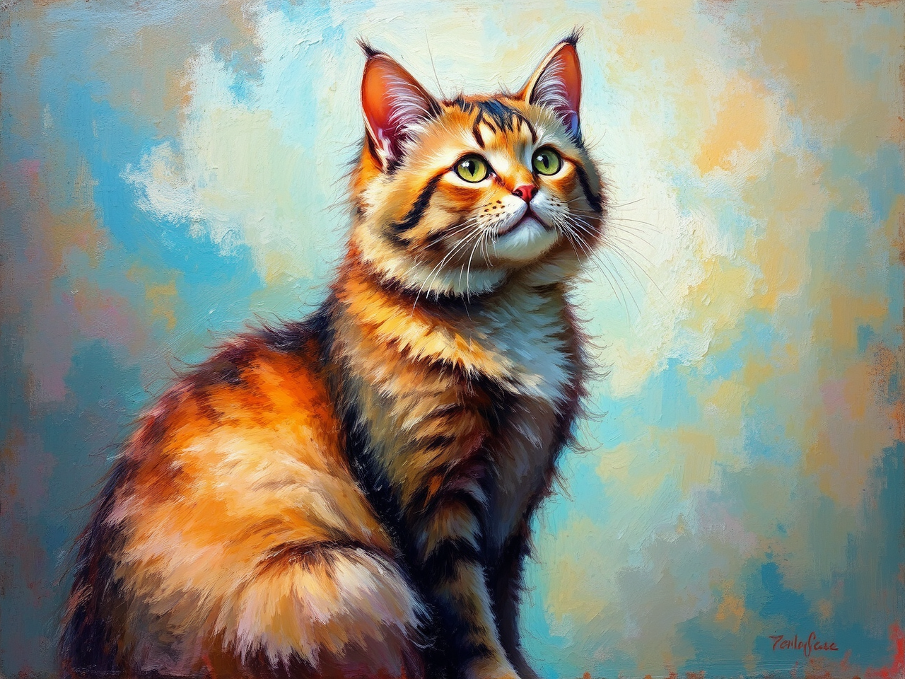 Painting of a domesticated