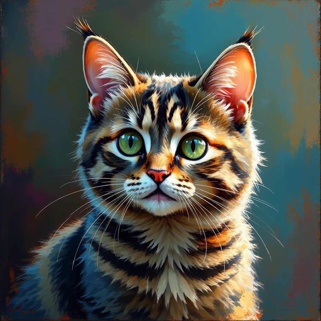 A domesticated cat in