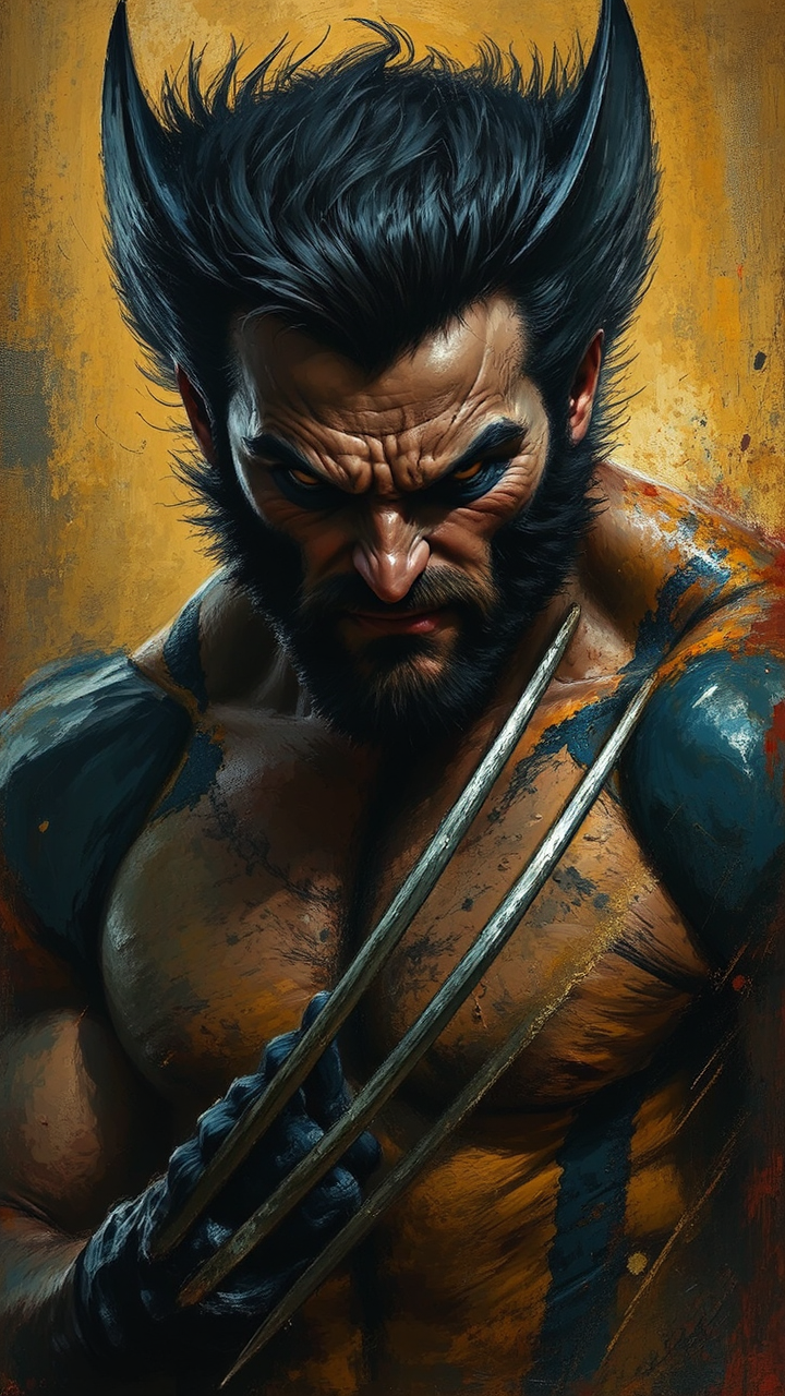 Wolverine in dark fantasy