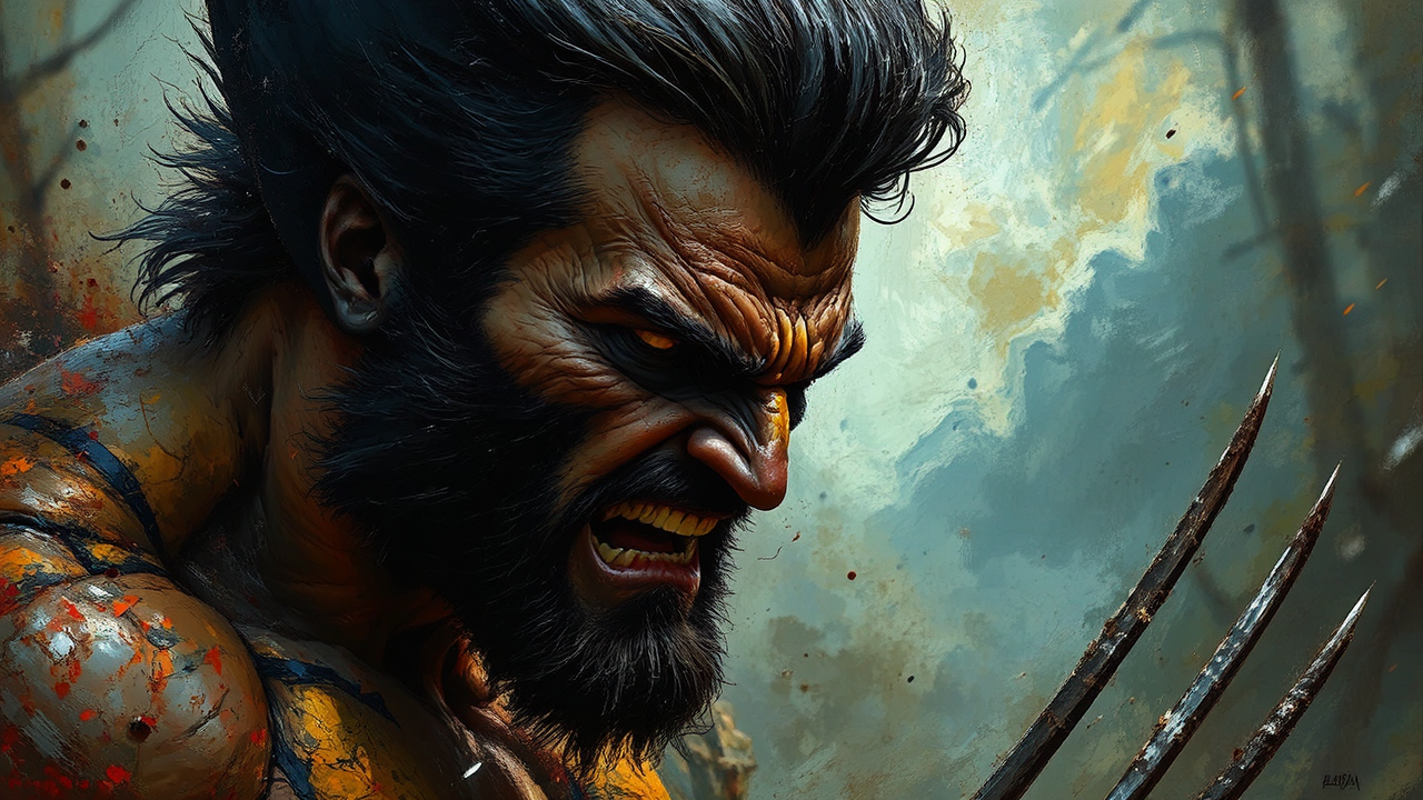 Wolverine in dark fantasy