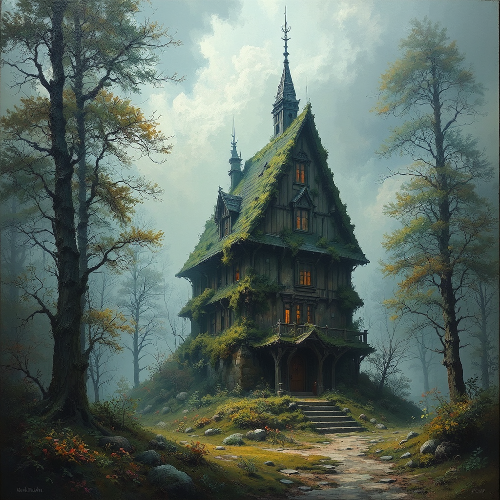 Living building with detailed