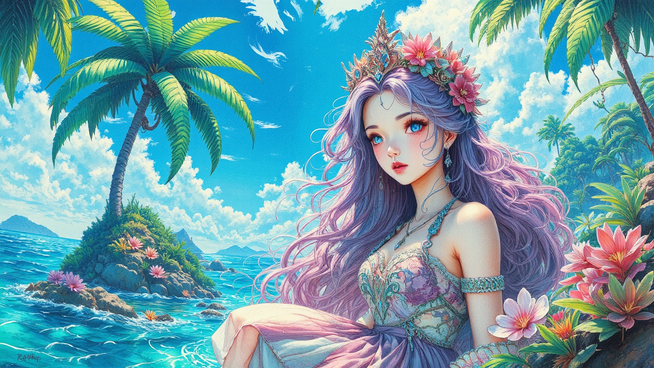 Epic fantasy princess by