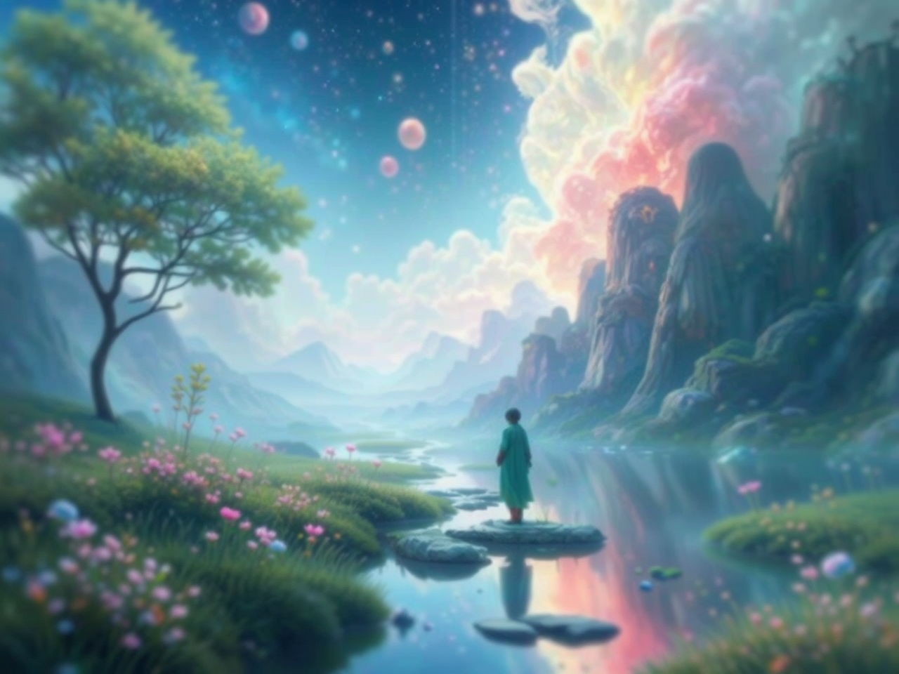 Digital music ambient art