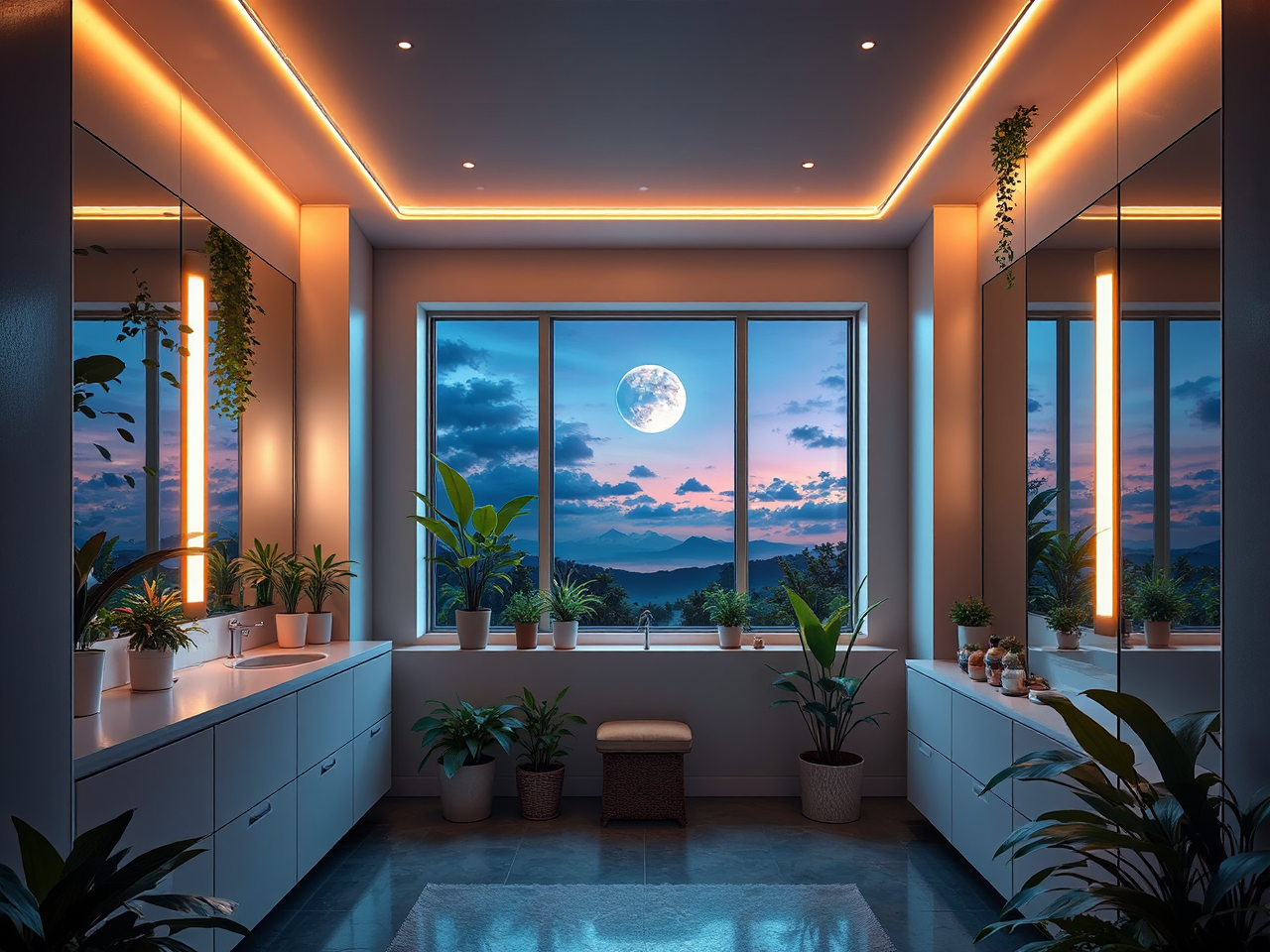 Ultra modern dressing room