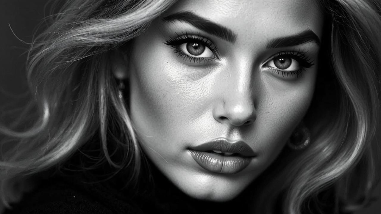 Close-up portrait of Persian