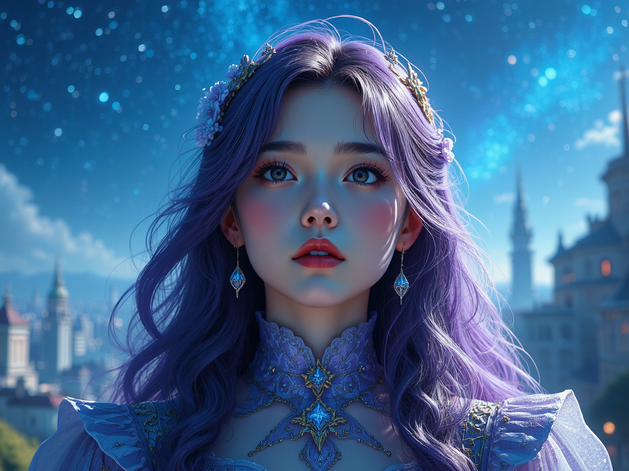 A female astromancer in