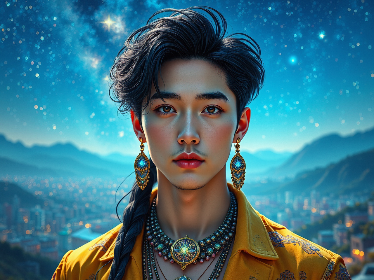 Male portrait with a