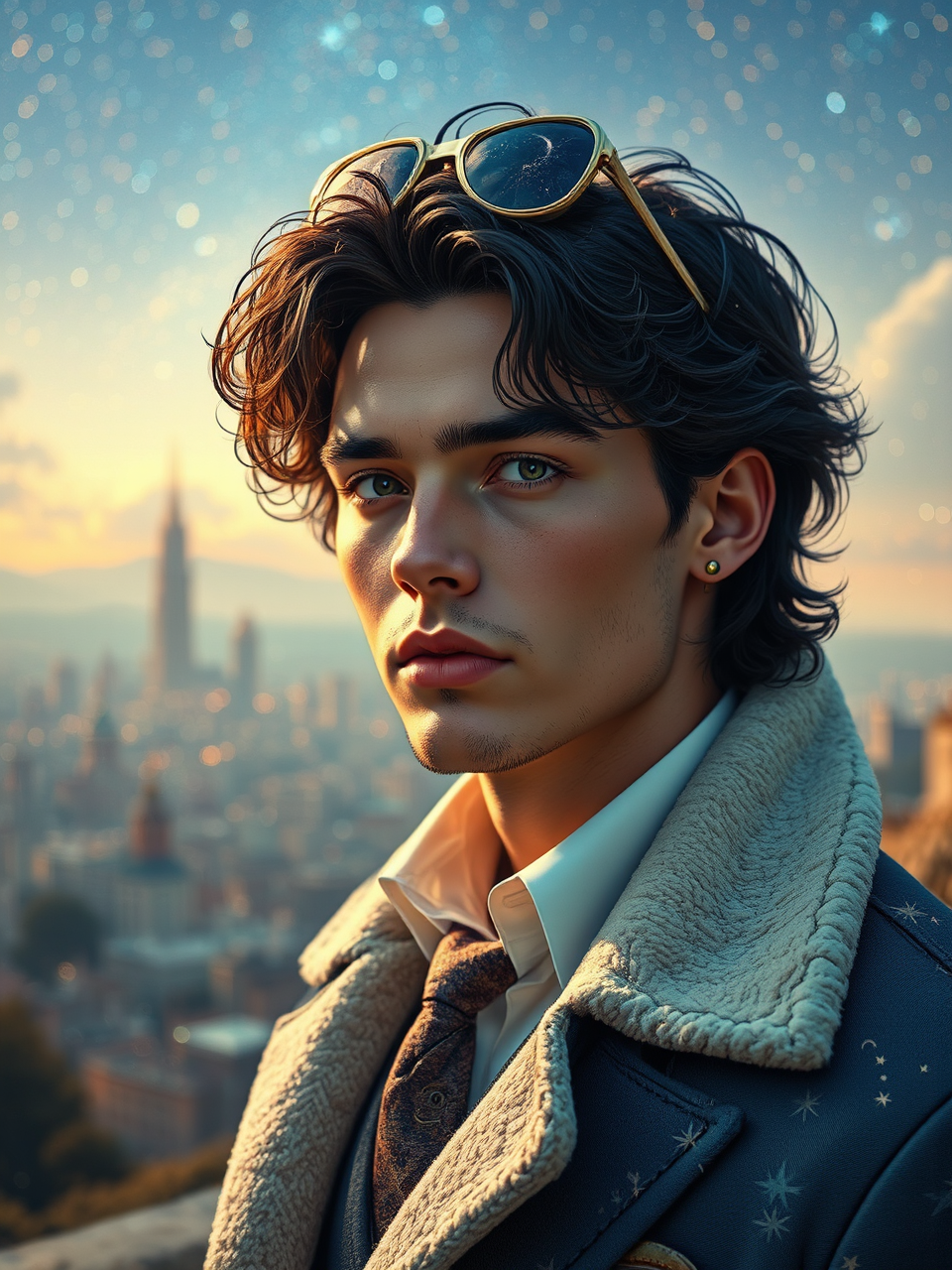 Male astromancer with preppy