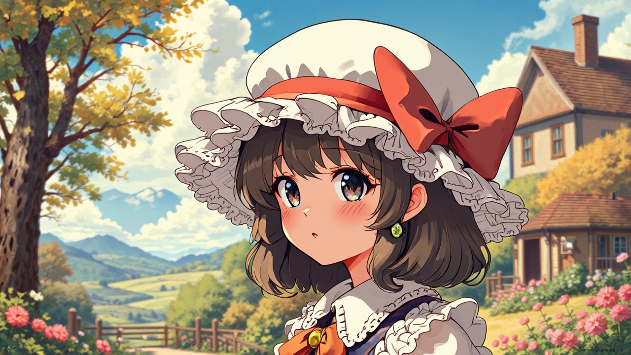 A Touhou character in