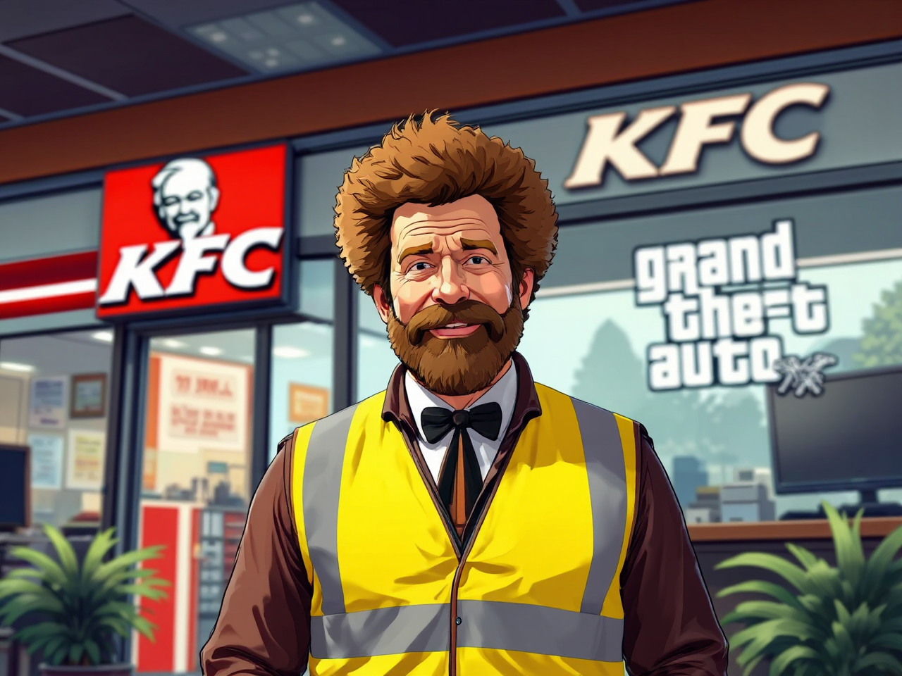 Bob Ross in KFC
