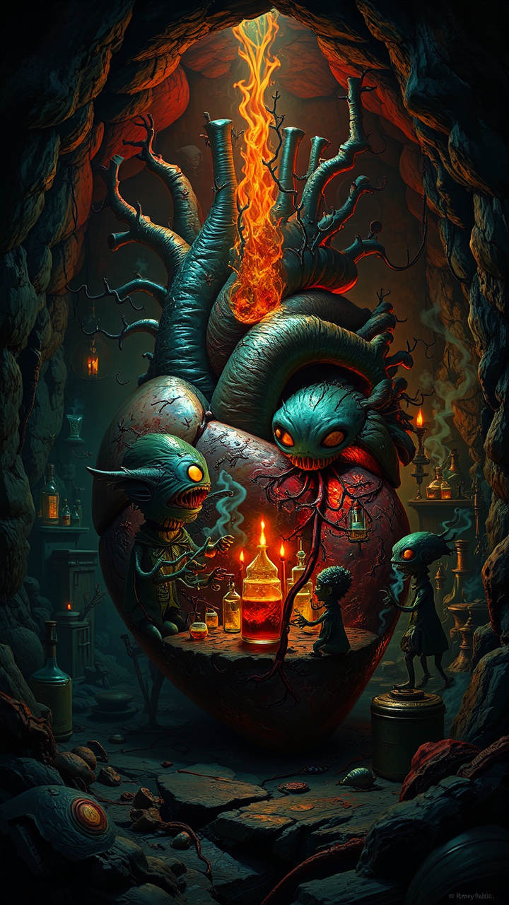 Alchemists inside a human