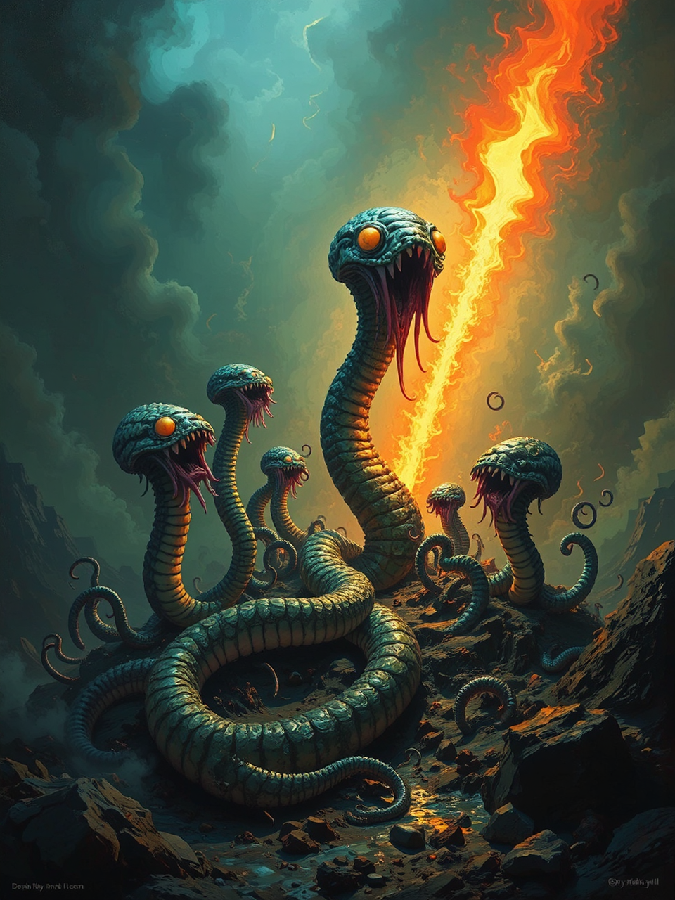 Serpents and cephalopods rise