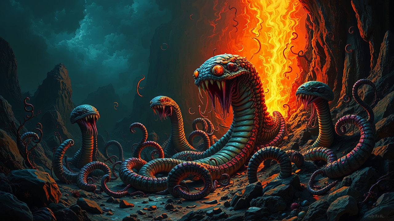 Serpents and mutants in