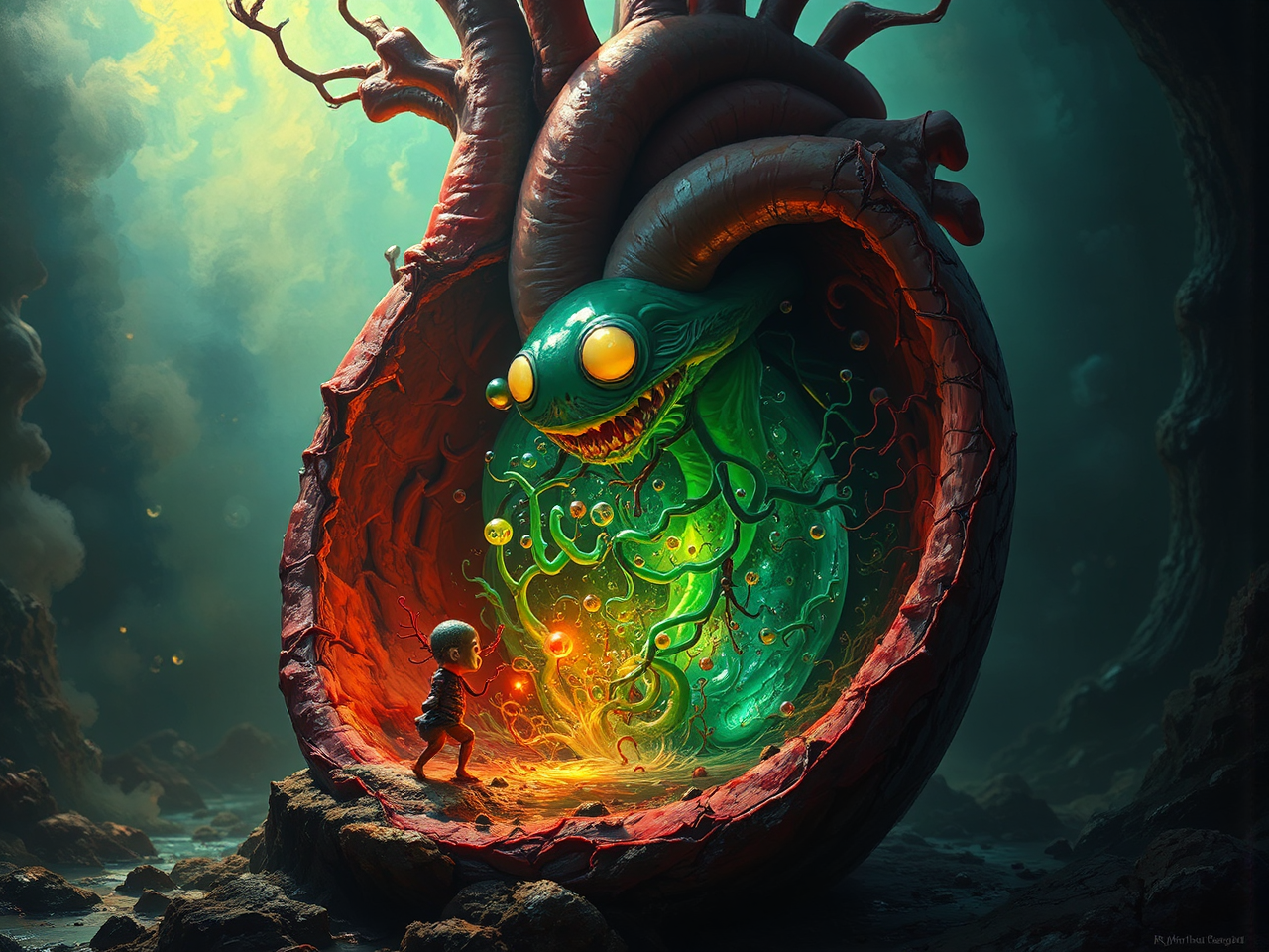 Alchemist in heart with