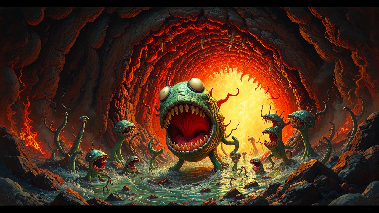 Chthonic creatures in Hell's