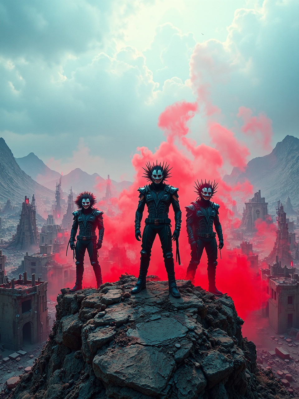 Starset band stands over