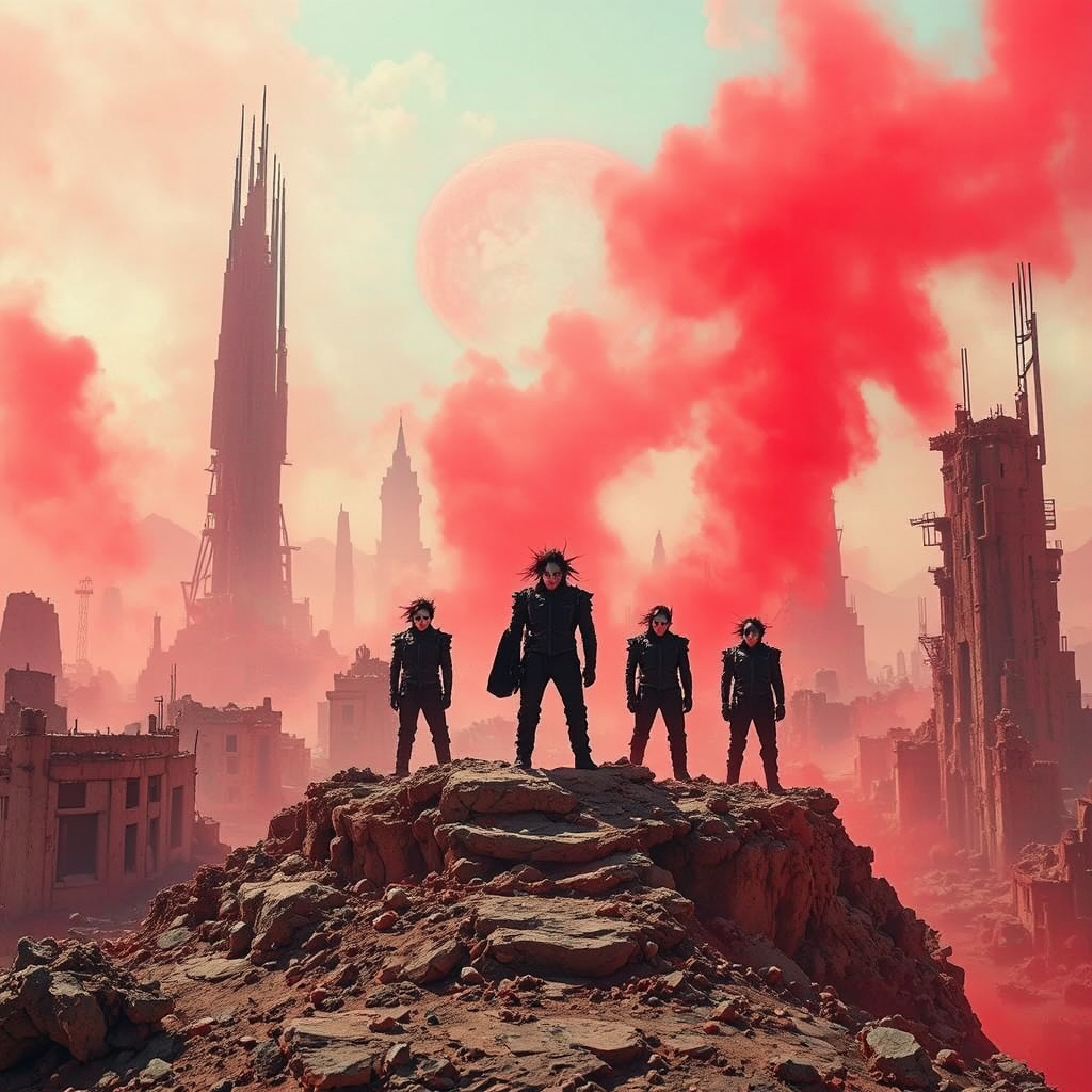 Band performs in post-apocalyptic