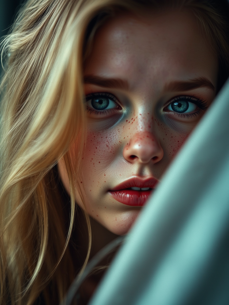 A Swedish woman looks