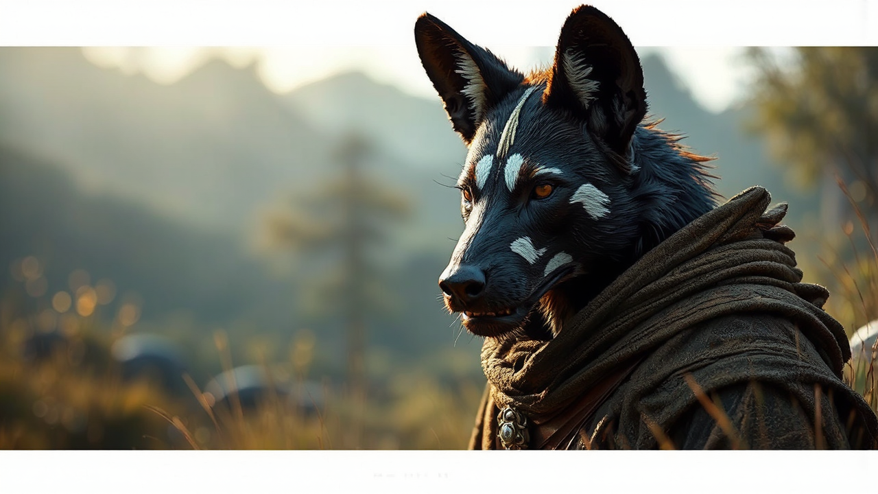 African painted wild dog