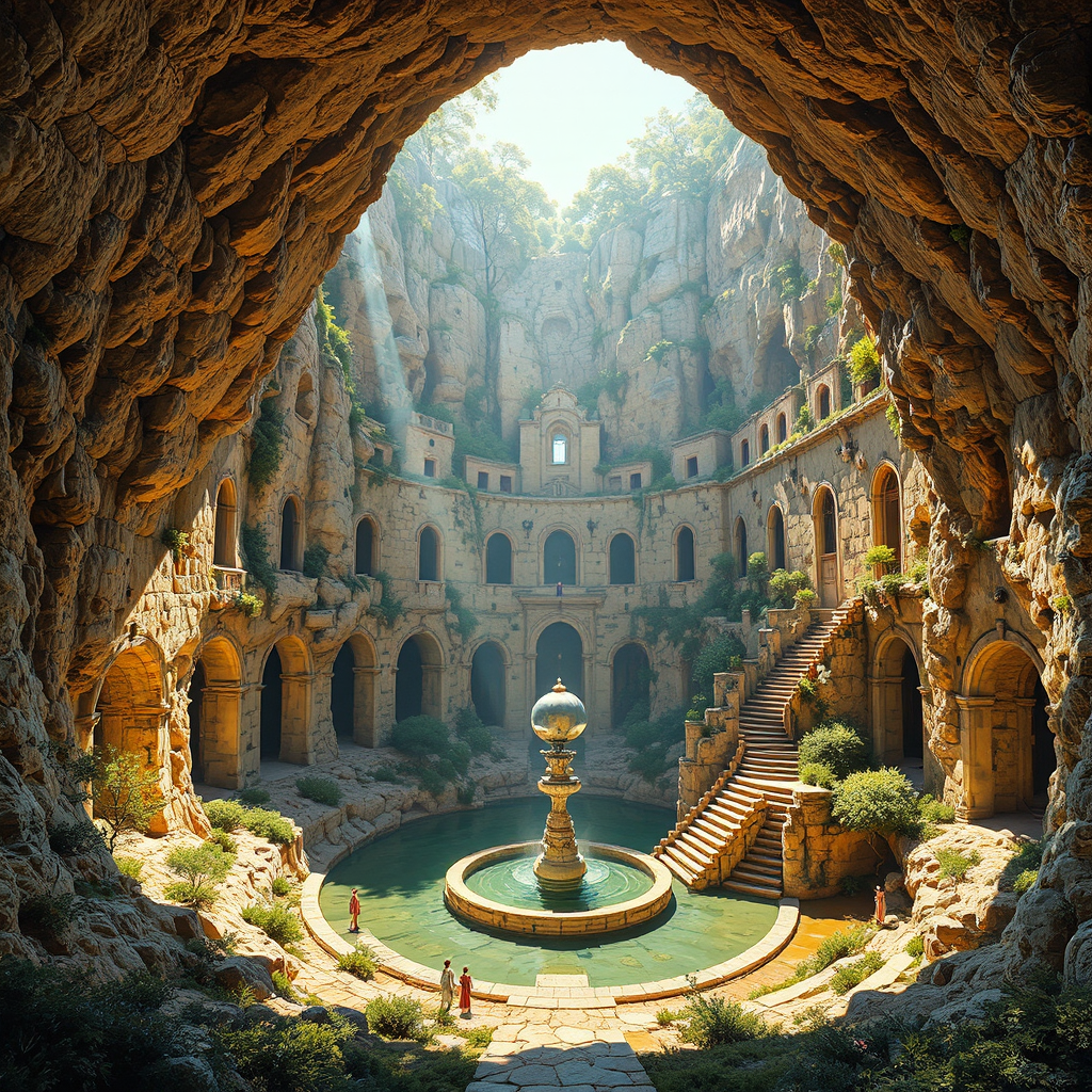 A fantasy sci-fi scene