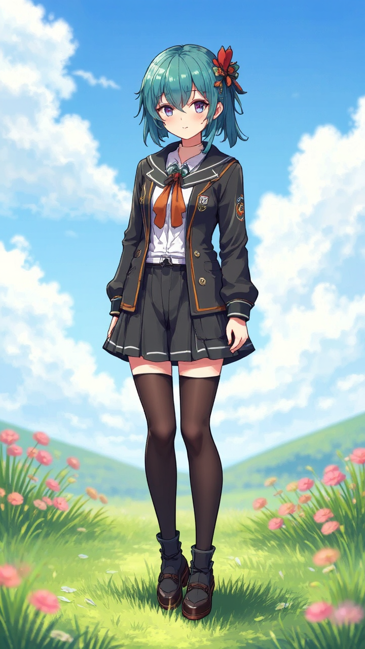 Anime-style female video game