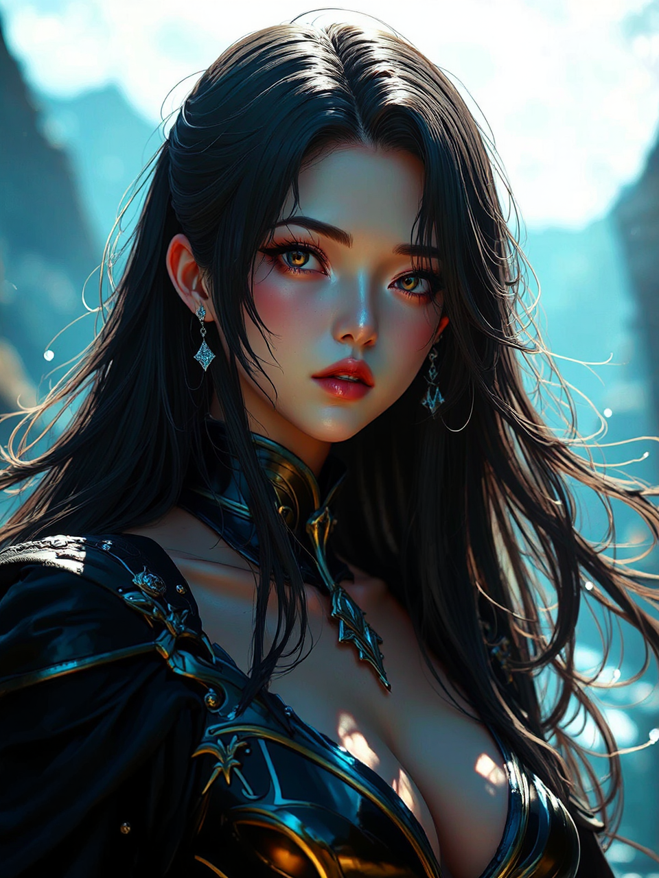 Digital artwork of Sephiroth.