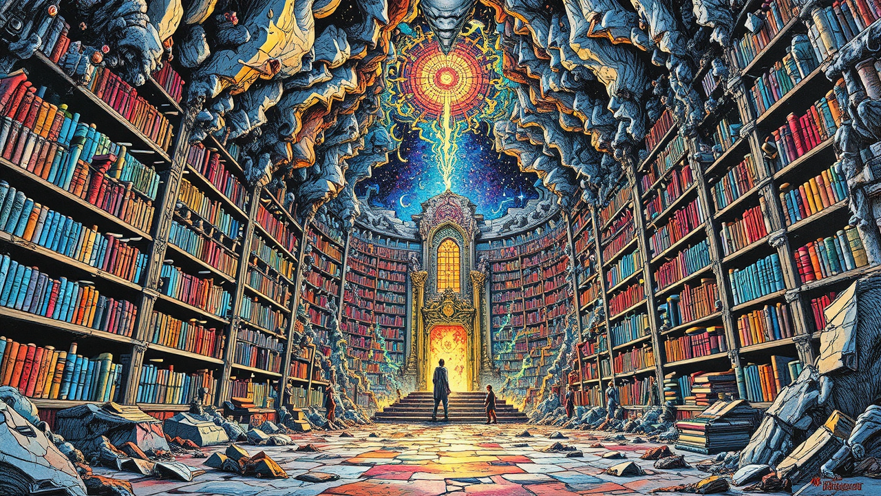 Cosmic library bursting with