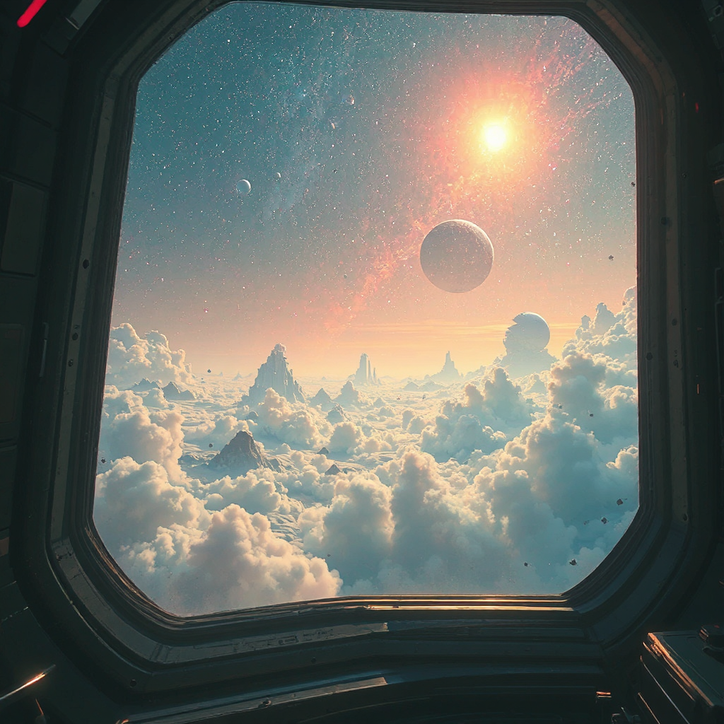 Beautiful view of space