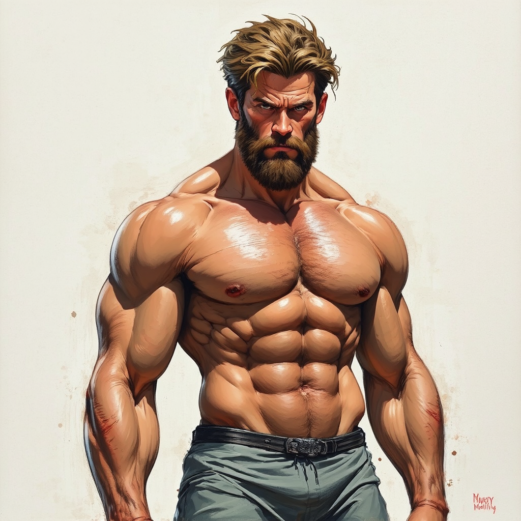 Two superheroes in a