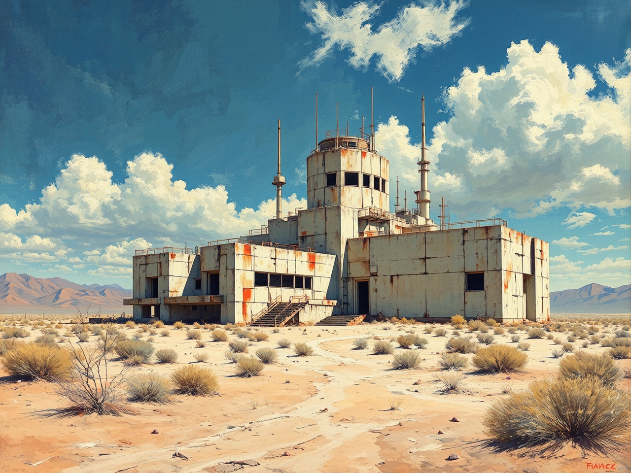 Abandoned Brutalist Laboratory in