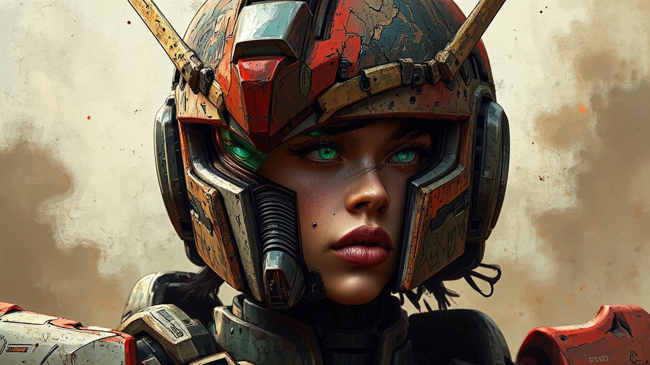 Female Spartan in Gundam