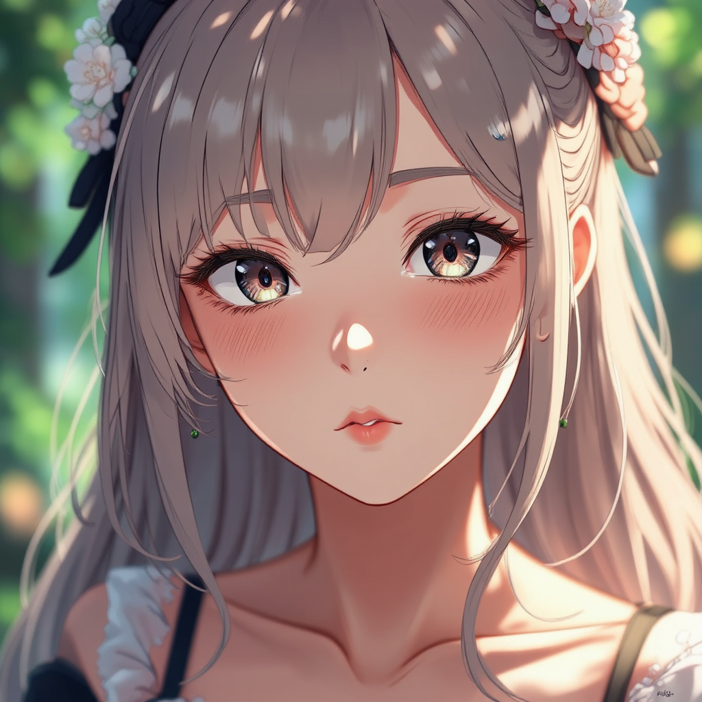 Anime female with detailed