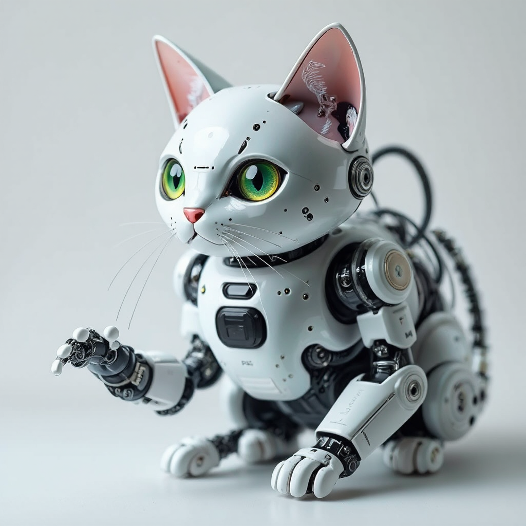 A robot with feline