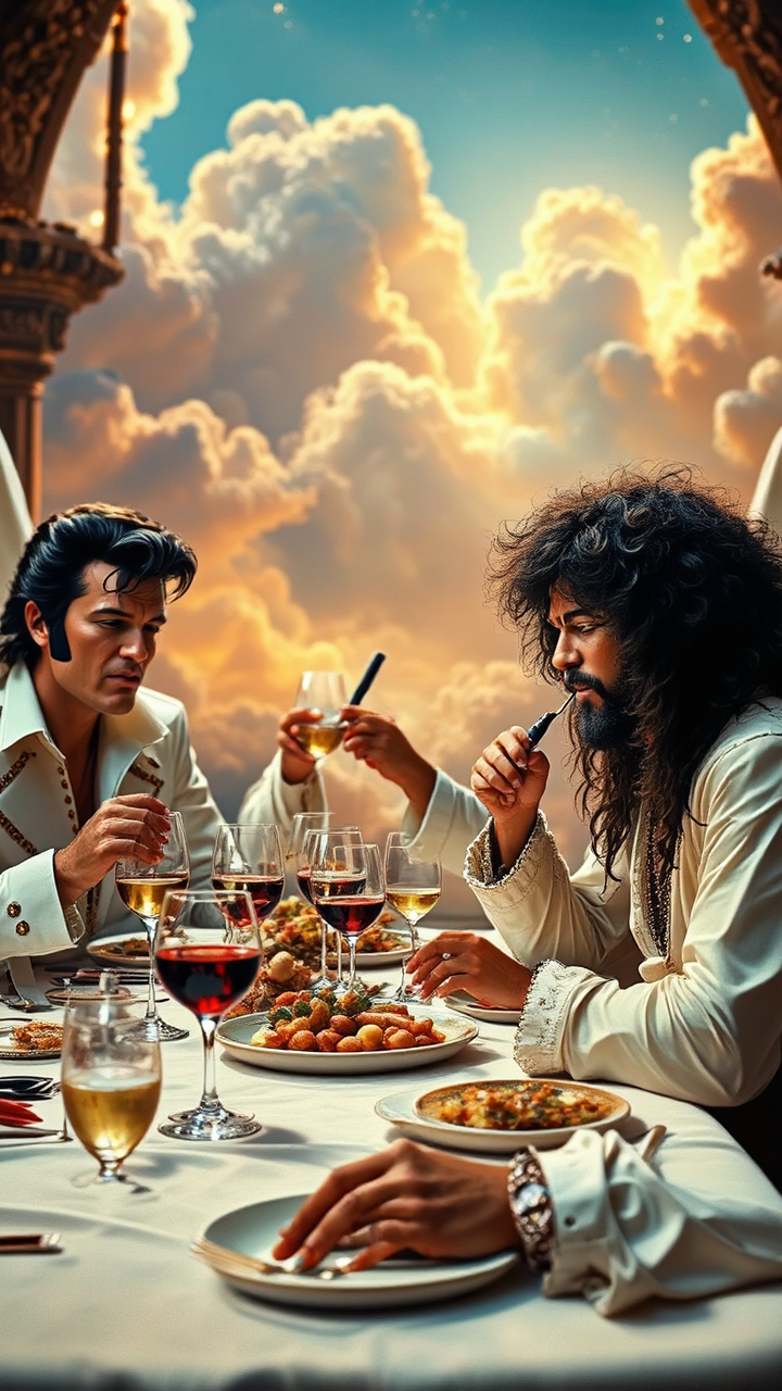 Elvis, Hendrix, Morrison at