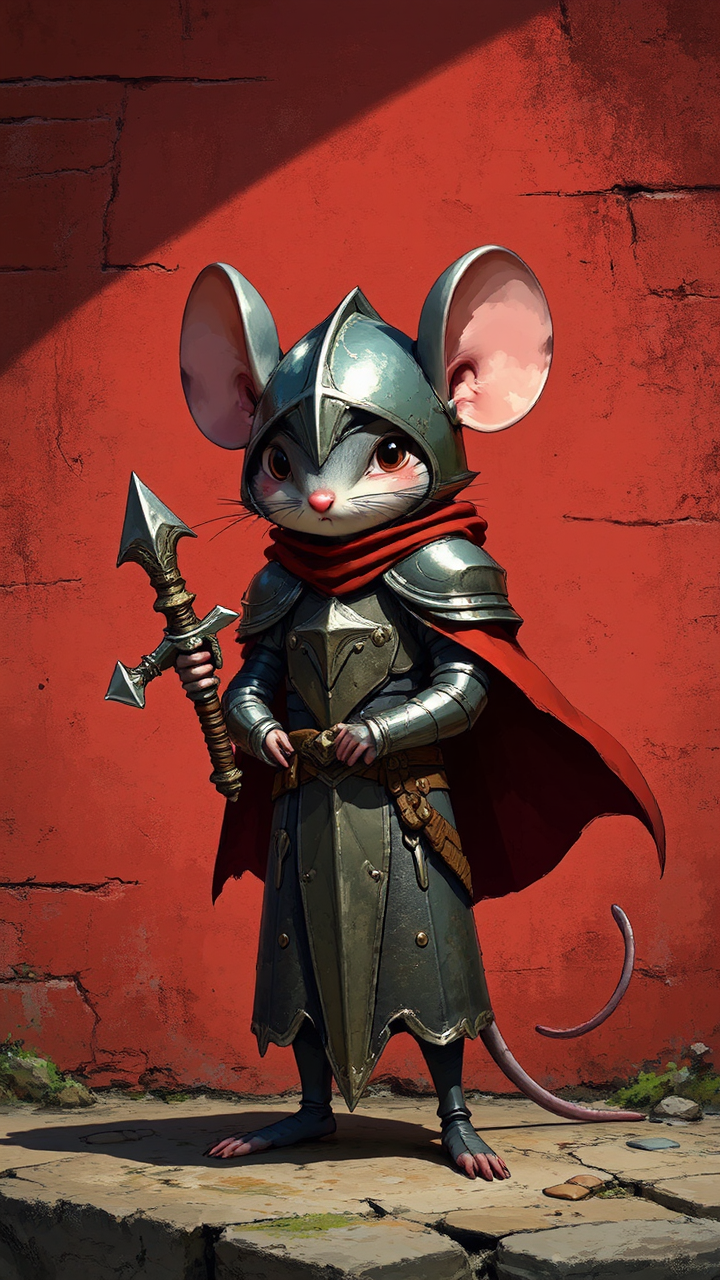 A mouse in a