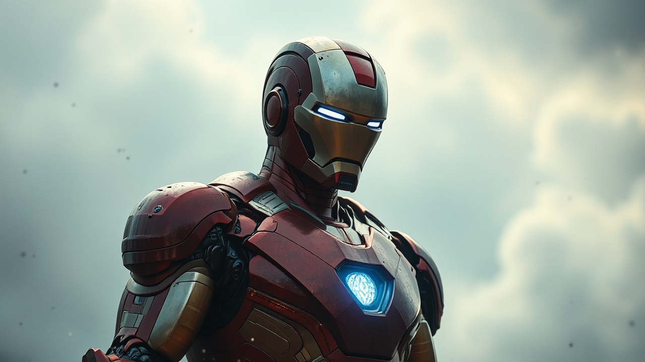 Tony Stark in iron