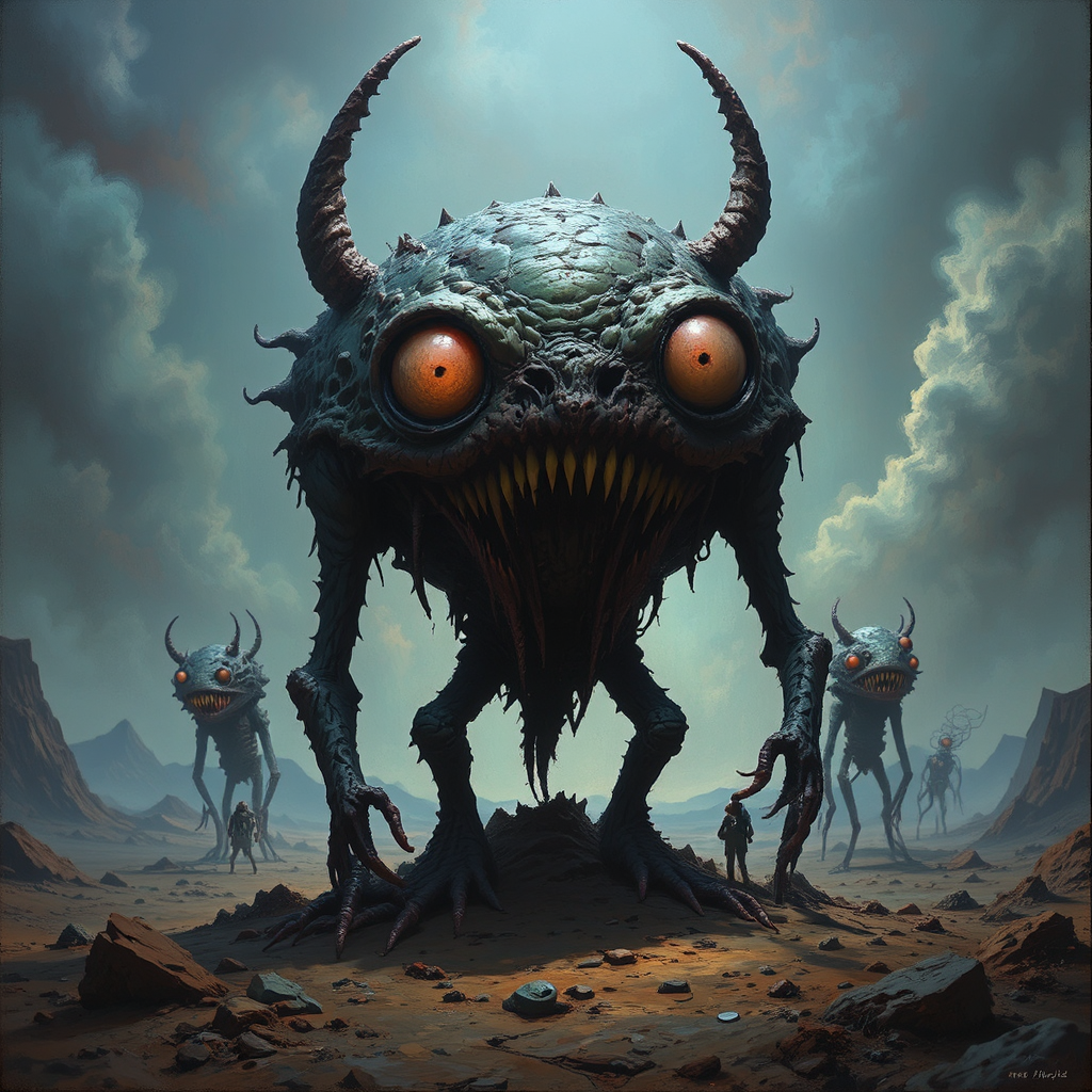 Vast wasteland creatures with