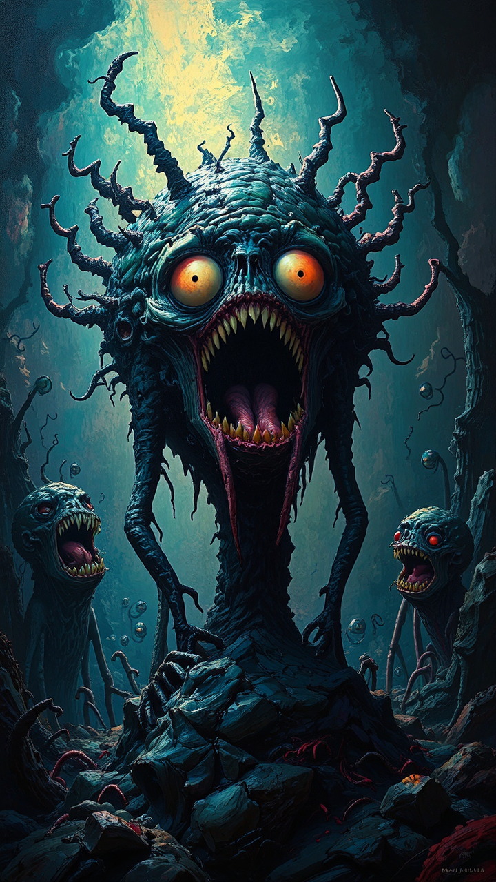 Visceral creatures in surreal